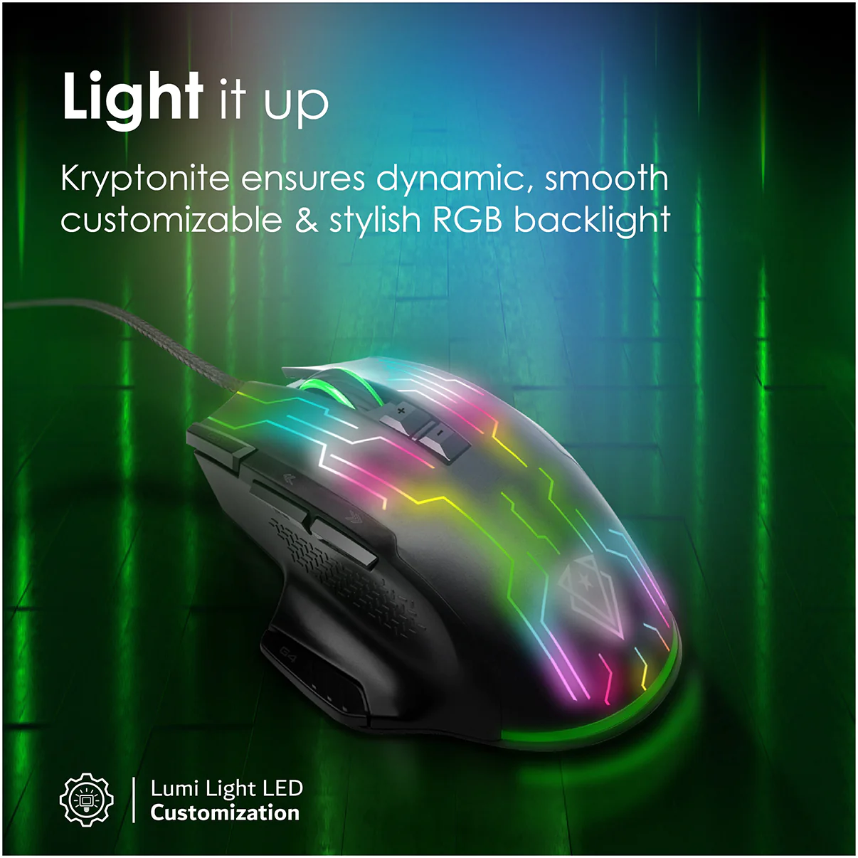 TechWarehouse Vertux Kryptonite Gaming Mouse Vertux